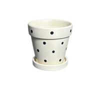 Générique Jardinière Originale Jardinière en céramique avec Soucoupe, Pot de Fleur décoratif for Plantes d'intérieur Décoration printanière