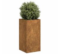Générique Jardinière rouillé 40x40x80 cm Acier Inoxydable,Pots & Cache-Pots,8.75KG-860709
