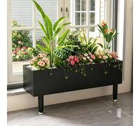 Générique JardinièRe SuréLevéE avec Pieds, Carré Potager pour FenêTre, Marche, Patio, Balcon, D’IntéRieur Et ExtéRieur pour LéGumes, Herbes Et Fleurs