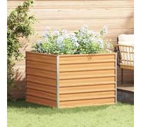 Générique Jardinière surélevée Marron Clair 100 x 100 x 77 cm,Maison & Jardin,Pelouses & Jardins,Jardinage,Pots & Cache-Pots,Marron,8.32 KG,42017323