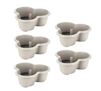 Générique Jardinière Verticale | Pot Vertical Empilable 5 Niveaux avec Trous de Drainage - Tours de Jardin Potager,Idéal pour Grimpantes Légumes Fruits Balcon Terrasse Cour Jardin