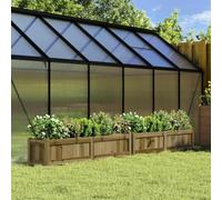 Générique Jardinières 2 pcs Bois de pin imprégné,Pots & Cache-Pots,27.25KG-837483