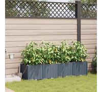 Générique Jardinières avec système d'irrigation 4 pcs Gris Clair,Pots & Cache-Pots,10.09KG-42002893