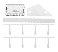 Générique Jauge d'Action des Cordes et Kit d'Outils de Luthier 12 Pièces Règle de Nivellement pour Réglage Précis des Frettes, Adapté aux Guitares Acoustiques, Électriques et Basses pour