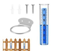 Générique Jauge d'eau de météorologique - Pluviomètre résistant au Gel avec de Grands Chiffres clairs, Mesure précise des précipitations, Instrument météorologique Durable | pour l'agriculture