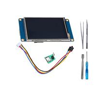 générique JayTong Nextion LCD Display 2.8" NX3224T028 Resistive Touch Screen Panel 320X240 UART HMI Intelligent LCD Display Module Replacement pour Arduino Raspberry Pi avec Outils