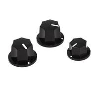 Générique Jazz Bass Guitar Volume De Tonalité Boutons Noir ABS 100% Noir