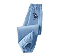 Générique Jean Baggy pour Garçons,Baggy Pantalon avec Poches en Denim Étirable Garçon Skinny Décontracté Bébé Garcon Rétro Style Années 90 Hip Hop Streetwear Urbain, (Bleu clair1,8-10 Ans)