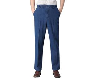 Générique Jean Cargo Homme - Jeans Homme Slim Jean Droit pour Homme Coupe Flexible Confortable Taille élastique Ample (Blue XXL)