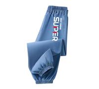 Générique Jean Coupe Baggy Garçon,Loose Fit avec Taille Élastique Pantalons Garçon en Denim Casual Elastique Jeans Garcon 12 Ans Années 90 Hip Hop Streetwear Style Urbain, (Bleu foncé2,8-10 Ans)