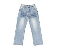 Générique Jean décontracté Stretch pour Homme avec Coupe Classique délavée Pantalon Confortable idéal pour activités Quotidiennes et extérieures