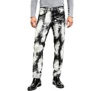 Générique Jean Denim Patchwork brodé Coupe Slim détails Confort idéal Tenues décontractées Style élégant Moderne robustesse Authentique Urbaine raffinée Tissu Finitions soignées