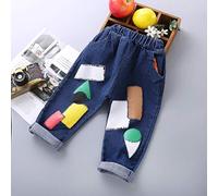 Générique Jean Enfant Fille 12 Ans - Jeans pour Fille 1-4Years Infant Baby Girls Boys Kids Cartoon Denim Pantalons Pantalons Vêtements