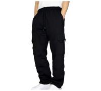 Générique Jeans pour Hommes Poche Respirante Détachable Deux Pantalons Salopette Pantalons décontractés d'extérieur pour Hommes Portefeuille avec Chaine Pantalon Blanc Homme (S)