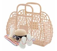 Générique Jelly Purse - Sac De Plae Amovible En PVC De Couleur Vive Jelly | Sac Fourre-tout Pour Femmes Filles Plage | Facile À Poser, Idéal Pour Les Petites Filles, Voyages D'été À La Plage.