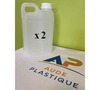 Générique Jerrycan 2 litres Blanc Naturel Translucide