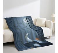 Générique Jeté de Canapé 2 Personnes Crème Couverture en Flanelle,Simple Ananas Motif Chaud Chaude et Douce Plaid Blanket Convient Aux Enfants 130 * 150 cm