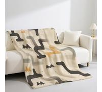 Générique Jeté de Canapé 2 Personnes Cyan Couverture en Flanelle,Mignon Pirate Navire Halloween Chaud Chaude et Douce Plaid Blanket Convient Aux Enfants 150 * 200 cm