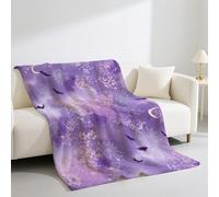 Générique Jeté de Canapé 2 Personnes Noir Gris Couverture en Flanelle,Mystérieux Pirate Navire Halloween Chaud Chaude et Douce Plaid Blanket Convient Aux Enfants 150 * 150 cm