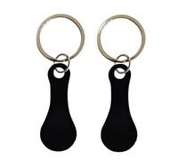 Générique Jetons De Chariot - Pièce De Monnaie avec Porte-clés | Fermoir De Porte-clés De De Casier De Supermarché Réutilisable pour Un Usage Quotidien, Cadeau Accessoire De Portee-cléss