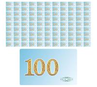 Générique Jetons De Poker Numérotés,Jetons de Cartes - Jeux de Cartes 100 Pièces pour Maison, Enthousiastes, Amateurs, Adultes, Soirées