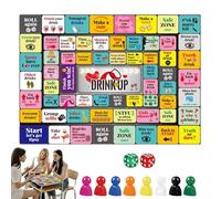 Générique Jeu À Boire pour Adultes,Jeu Familial À Boire Amusant | Jouet Interactif Amusant avec Dés pour Soirées Plage Mariage Anniversaire