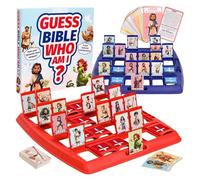 Générique Jeu Bible Who I Am pour, Jeux De Société Chrétiens Interactifs avec 24 Personnages, Fournitures D'étude Biblique Amusantes, Jouet Éducatif pour La Décoration De L'école À La Maison