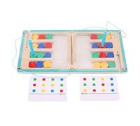 Générique Jeu Coulissant Tri Couleurs - Crayon Magnétique Bois Réflexion Jouet | Plateau Labyrinthe Aimanté | Association Cognitif pour 36 Mois+ Maison École Voyage