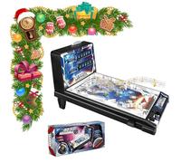 Générique Jeu D'adresse de Table de Flipper Electronique, Mini Machine de Jeu d'arcade, Jeu pour Enfants et Adultes Affichage, pour Fête d'anniversaire, Noël avec Marqueur, Lumières Et Musique