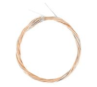 Générique Jeu de 8 Cordes de Mandoline en Cuivre Phosphoreux, Kit de Remplacement pour Mandoline Acoustique, Son Brillant et Lisse, Accessoire Musical Essentiel