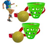 Générique Jeu de Balle Oscillante - 15cm Jeu Balles Secouées | Ensemble Tetherball Ceinture Réglable ABS | Outil Coordination Yeux Corps Portable | Jouet Activité Intérieur Extérieur Fitness