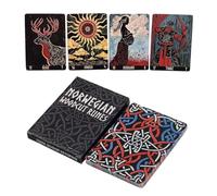 Générique Jeu De Cartes De Tarot | 24 Pièces Cartes Oracle Jeu De Table Fournitures Et Accessoires | De Tarot d'apprentissage Portable - pour Famille Amis Fête Vacances Travail Aventure