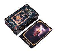 Générique Jeu De Cartes De Tarot, Jeu Complet De 78 Cartes 10,2 X 6 Cm, De Divination Oracle Vintage pour Le Travail De L' Love Fortune Et Les Jeux De Table