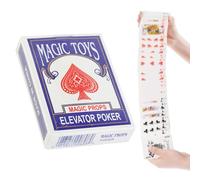 Générique Jeu De Cartes Magique - Jeu De Cartes Interactif pour Magicien,Accessoires Magiques Portatifs pour Enseignement Démonstrations Réunions Divertissement Scène