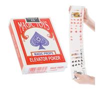 Générique Jeu De Cartes Magique, Jeu De Cartes Interactif pour Magicien, Caractéristiques Silencieuses Accessoires pour Magie Rapprochée, Divertissement De Fête, Spectacle De Rue Et Démonstrations