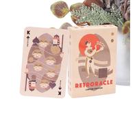 Générique Jeu De Cartes Oracle - Cartes avec des Motifs Artistiques - 54 Pièces Collectionnable Rétro Motif Artistique à Jouer | pour Femmes, Jeunes, Personnes Âgées, Amis, Débutants