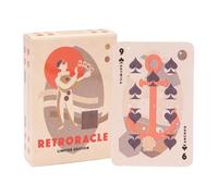 Générique Jeu de Cartes Oracle,Cartes avec des Motifs Artistiques,54 Pièces Collectionnable Rétro Motif Artistique à Jouer | pour Femmes, Jeunes, Personnes Âgées, Amis, Débutants