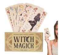 Générique Jeu de Cartes Oracle,Cartes d'Inspiration - Magie Envoûtante pour Soirées en Famille Et Rassemblements Festifs