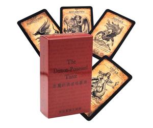 Générique Jeu de Cartes Oracle, Cartes révélatrices de Fortune, Jeu Anglais 78 avec matériau Durable, Oracle avec Design Artistique, Jeux d'apprentissage du Tarot pour prédiction