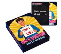 Générique Jeu De Cartes pour Fêtes | Est-Ce Que Je Mens Jeu De Devinettes, Interactif pour Réunions en Famille, Événements d'entreprise, Anniversaires et Fêtes