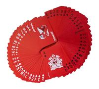Générique Jeu De Cartes Rouge | Modello Largo A D'Elefante,Cartes À Jouer Classiques,Vestibilità Comoda E Morbida