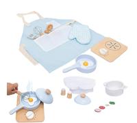 Générique Jeu de Cuisine, Ensemble de Jouets de Cuisine - Accessoires de en Bois pour Faire Semblant de Jouer - Ensembles de pour, ustensiles, ustensiles de, Jouets, Ensemble de