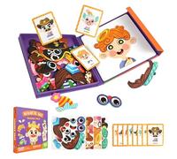 Générique Jeu de Déguisement - Puzzles Magnétiques pour l'Assortiment des Tenues - Jouet pour Apprendre À S'Habiller | pour De 3 À 6 Ans Anniversaire Noël École Maternelle Salle De Classe Voyage Jeu