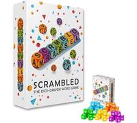 Générique Jeu de dés brouillés pour 1 à 5 Joueurs, Jeu de société Stimulant, Jeu d'orthographe et de Lettres, idéal pour Les fêtes, Les Voyages et Les soirées en Famille, Cadeau Parfait (1 Set)