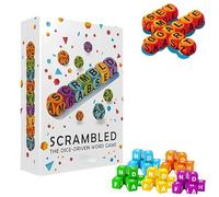 Générique Jeu de dés brouillés pour 1 à 5 Joueurs,Jeu de société Stimulant,Jeu d'orthographe,idéal pour développer Son vocabulaire et sa réflexion,Parfait pour Une soirée Jeux en Famille (36 dés)