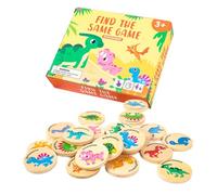 Générique Jeu De Dinosaures pour - Planche D'association Éducative, Jouet D'appariement De Formes De Couleurs, Puzzle Rond Empilable | Jeu Amusant De Fouille De Dinosaures pour Les Âg