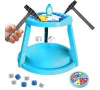 Générique Jeu De Glace Pingouin,Jouets d'apprentissage avec Pièges - Jeu De Table pour avec Blocs À,pour Maison Fête Salle Voyage Classe Maternelle Vacances Anniversaire Noël