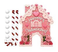 Générique Jeu de Golf d'Épices | Activités de Putting pour la Saint-Valentin,Jeu De Fête avec des Canne en Sucre d'orge Et des Balles,Idéal pour Les Fêtes, Anniversaires, Soirées et Nuit en