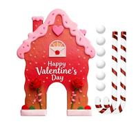 Générique Jeu de Golf Gingerbread - Jouet Mini Amusant Portable Intérieur Extérieur Fêtes,Mini-Golf de Noël pour Fêtes et Animations - pour Réunions Familiales et Carnavals Lors des