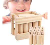 Générique Jeu de Lancer en Bois - Ensemble de Lancer Clash Yard, stratégie extérieure Classique | Jeu de pelouse en Bois pour s'amuser en Famille dans Le Jardin, échecs éducatifs pour de 3